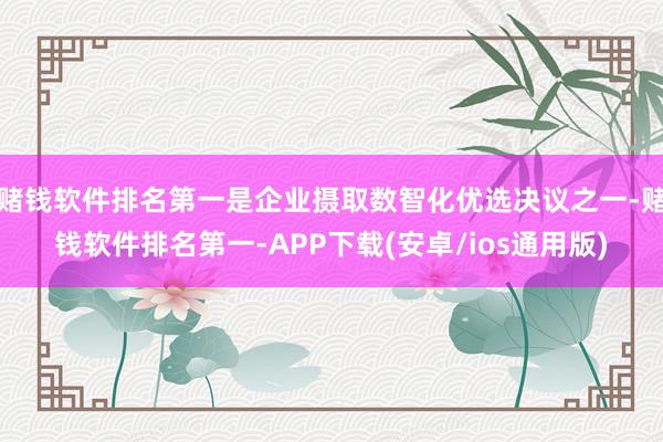 赌钱软件排名第一是企业摄取数智化优选决议之一-赌钱软件排名第一-APP下载(安卓/ios通用版)